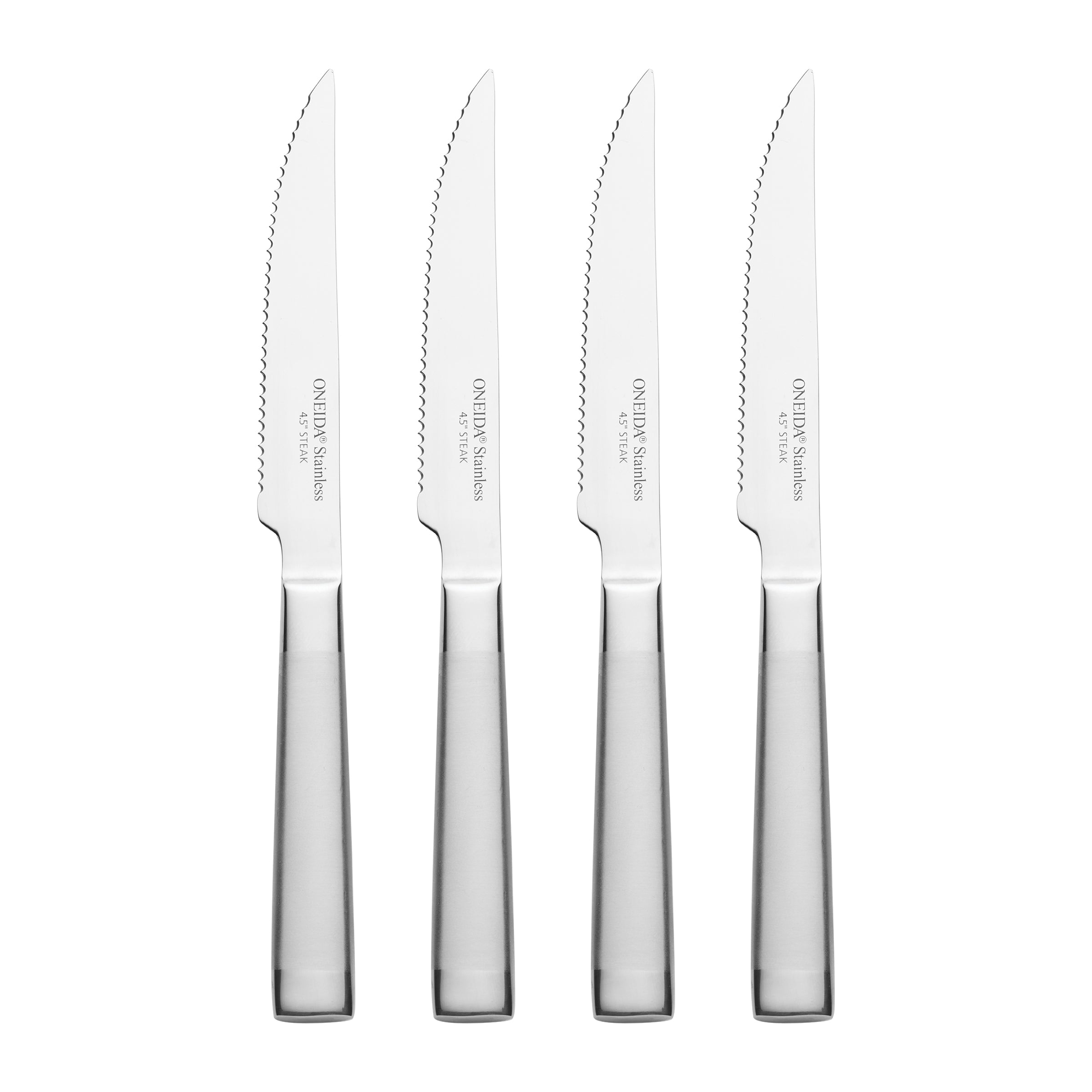 Oneida contour 4 piece steak knife set
