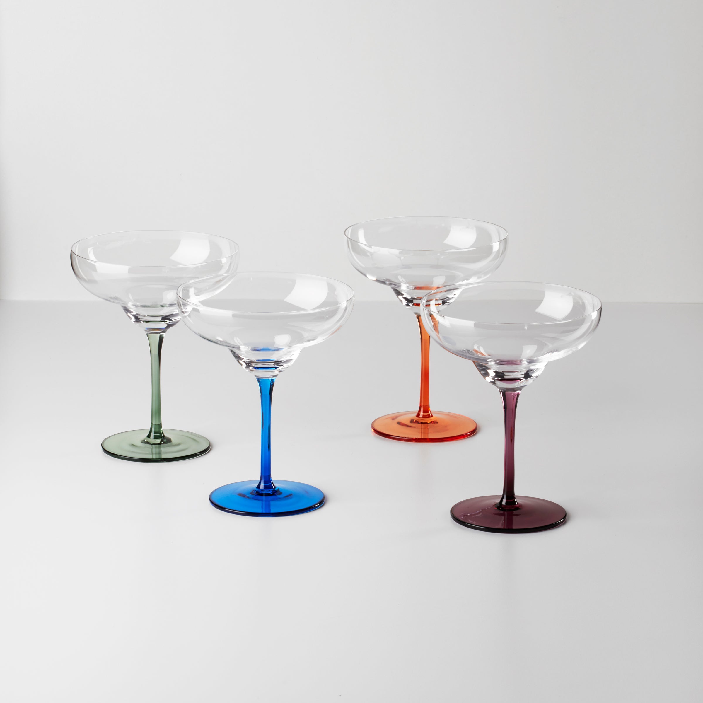 Oneida Bottoms Up Cocktail Glasses, Set of 4