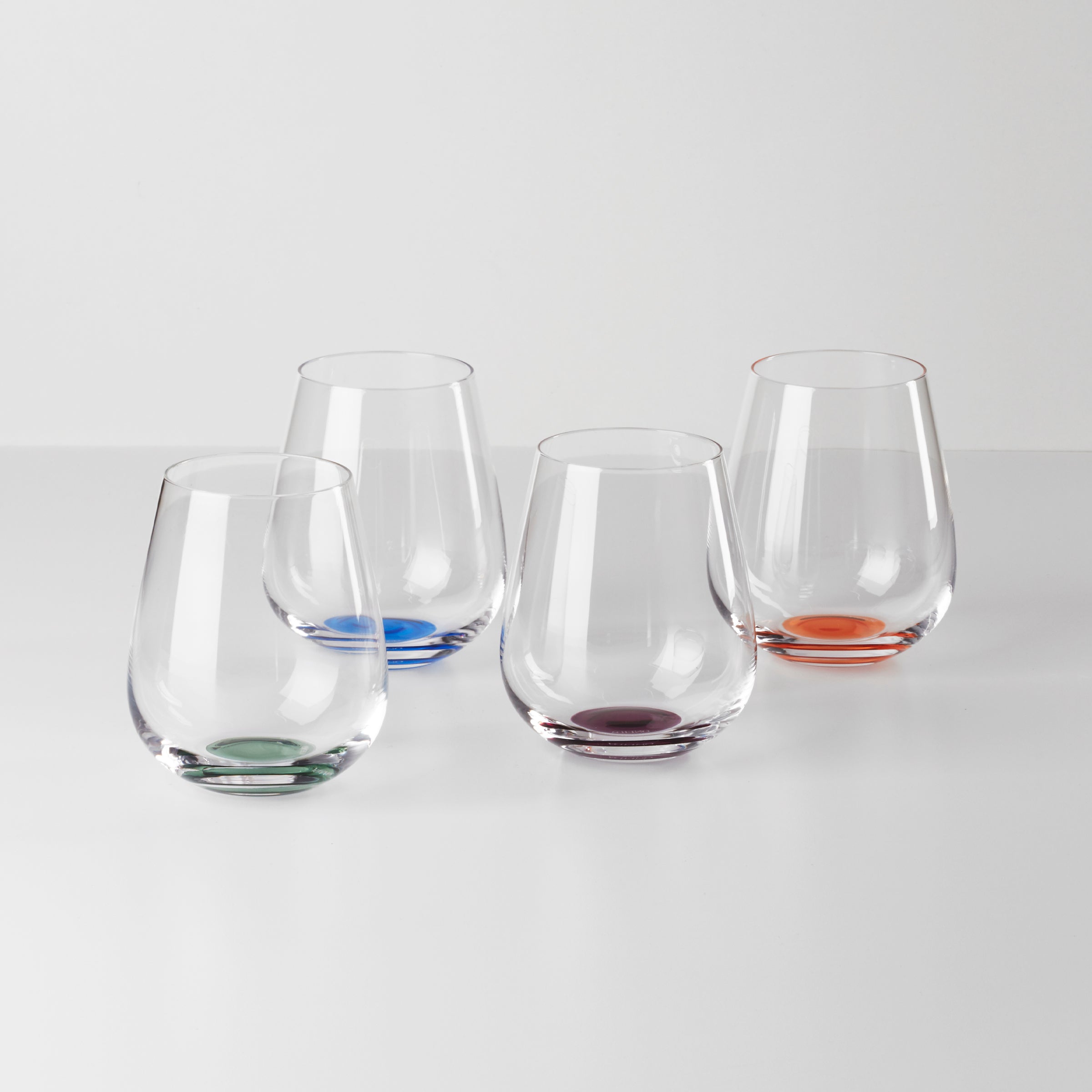 Vanleonet Stemless Wine Glasses Set of 4, 12oz Diamond Shaped Wine Glass,  Unique Short Tumblers, Coc…See more Vanleonet Stemless Wine Glasses Set of