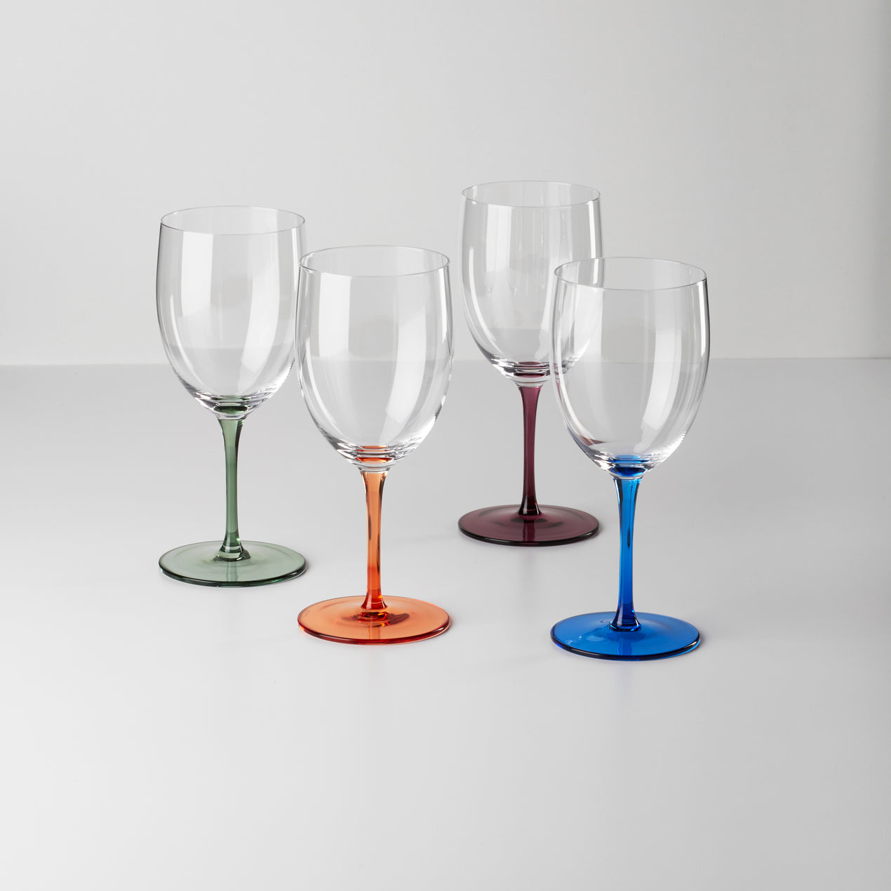 Multicolored Wine Glass Set