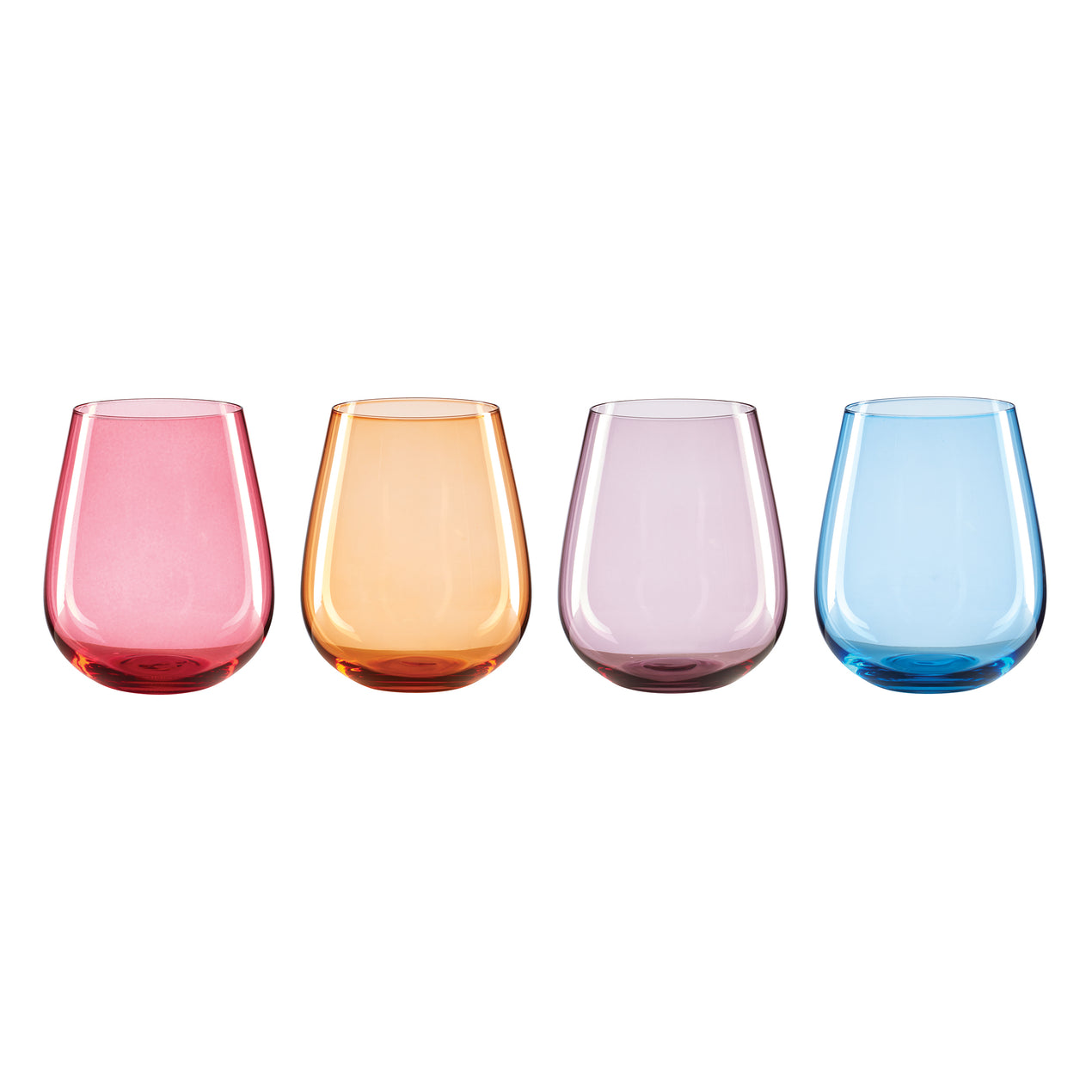 Chroma Set of 4 Stemless Wine Glasses