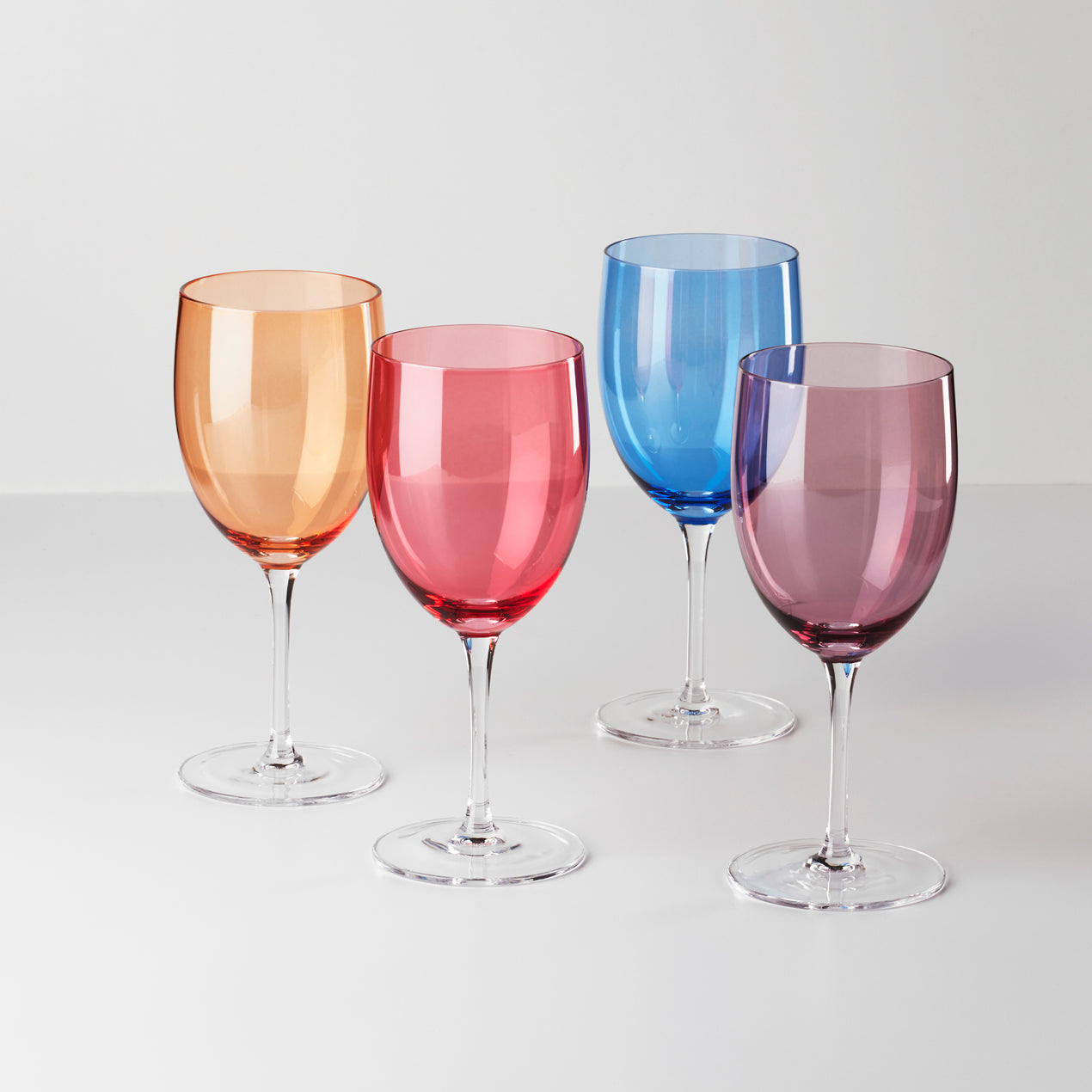 Tinted Wine Glasses