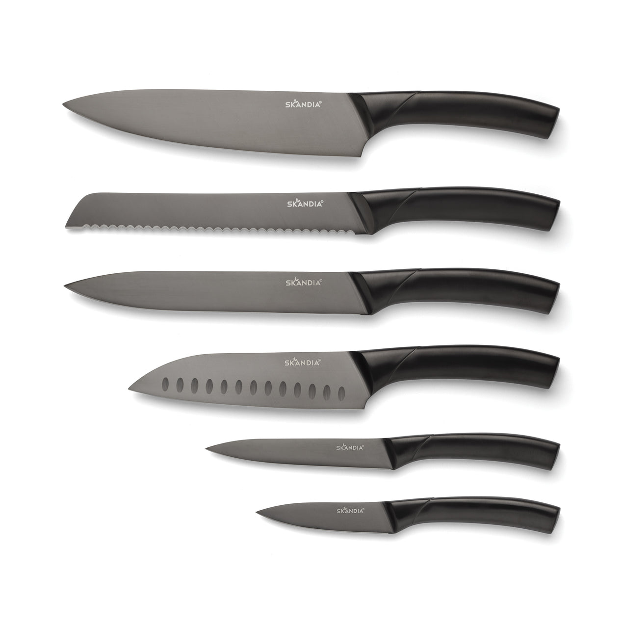 Skandia 5-piece Cutlery Set with Blade Guards