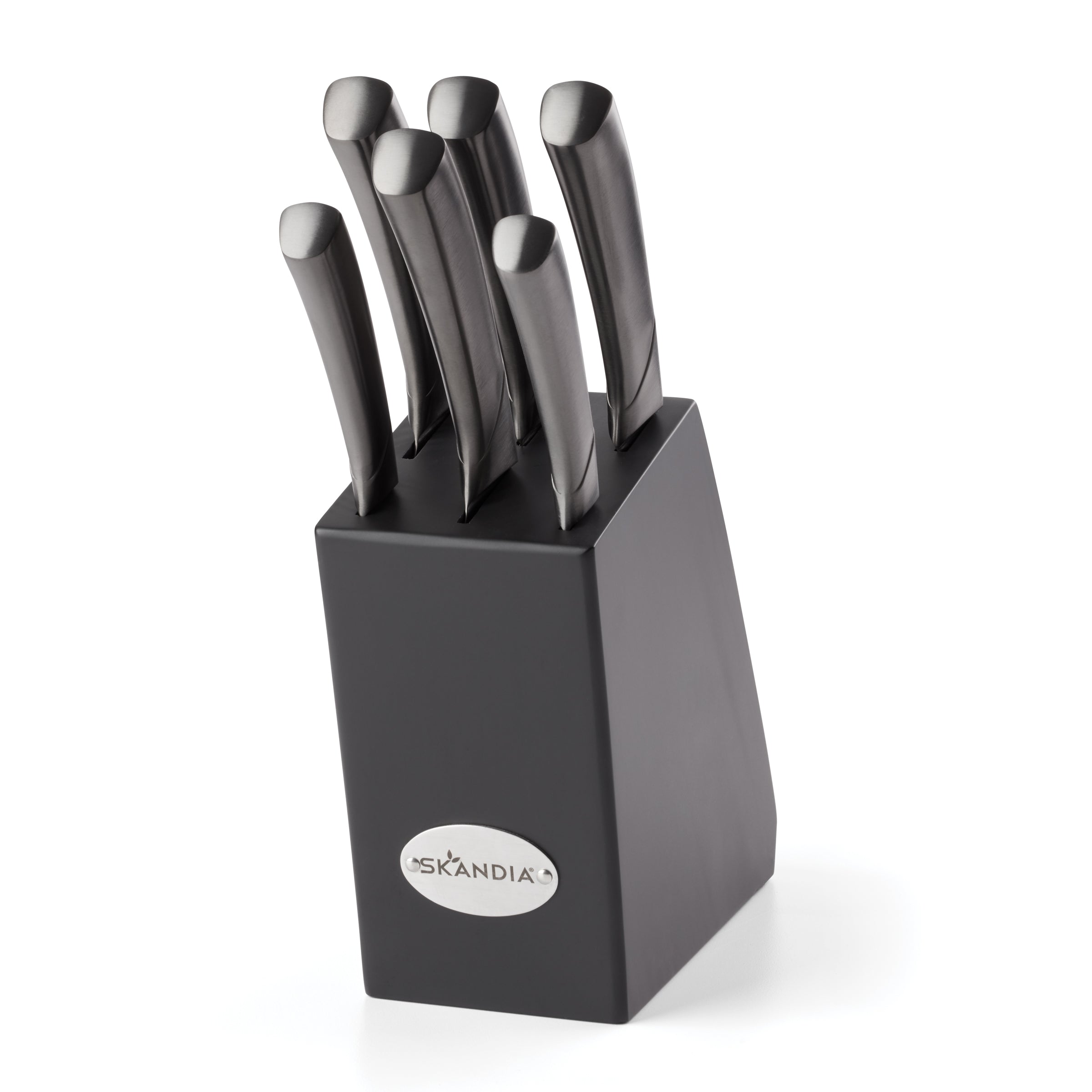 Oneida 14-Piece Cutlery Block Set with Built-in Sharpener