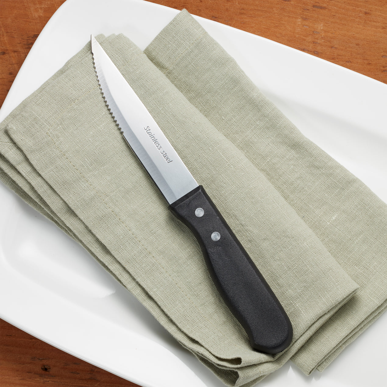 oneida gourmet company set of 4 steak knives 8 delmonico series