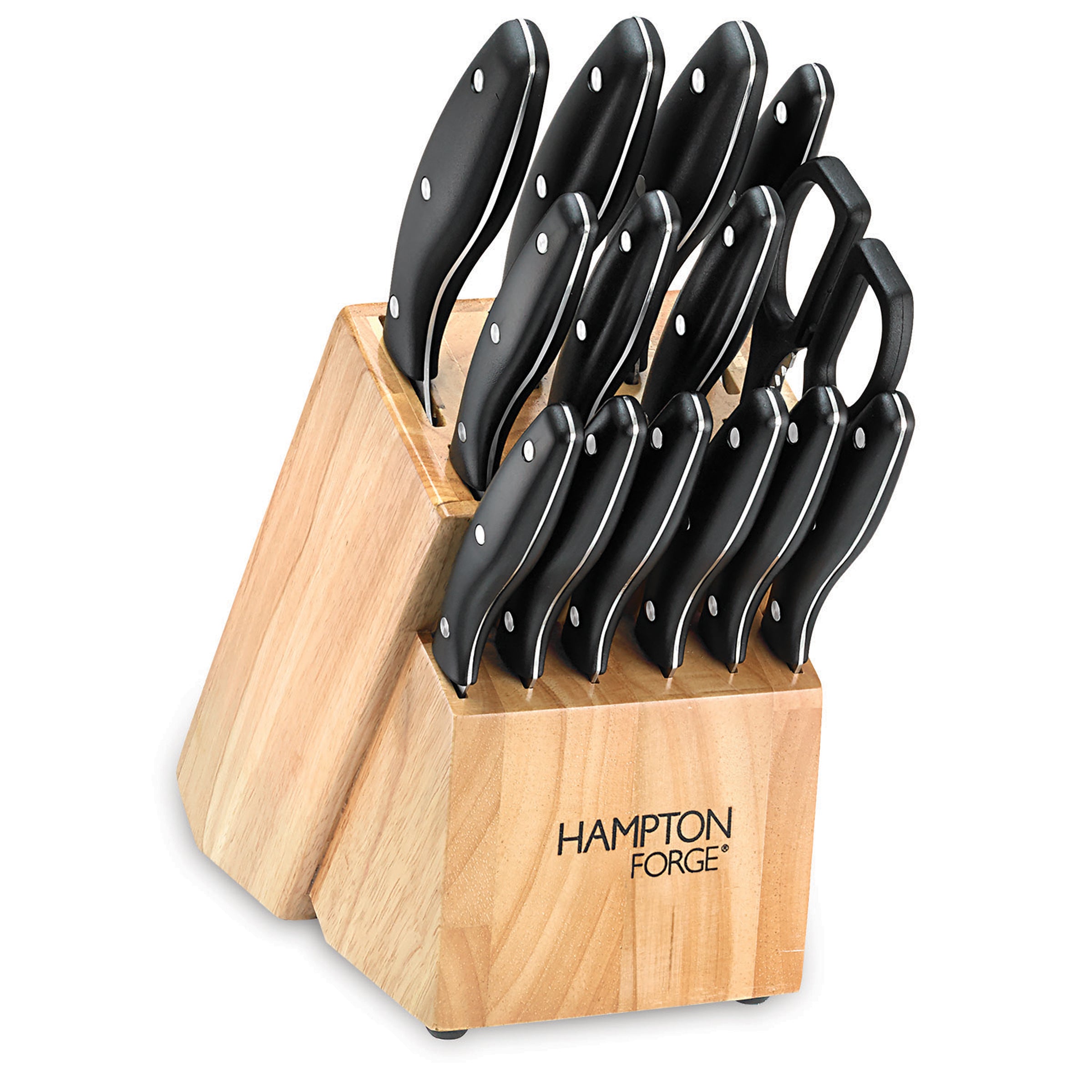 Hampton Forge Atlantis 20-Piece Cutlery Block Set HMC01B008C - The Home  Depot